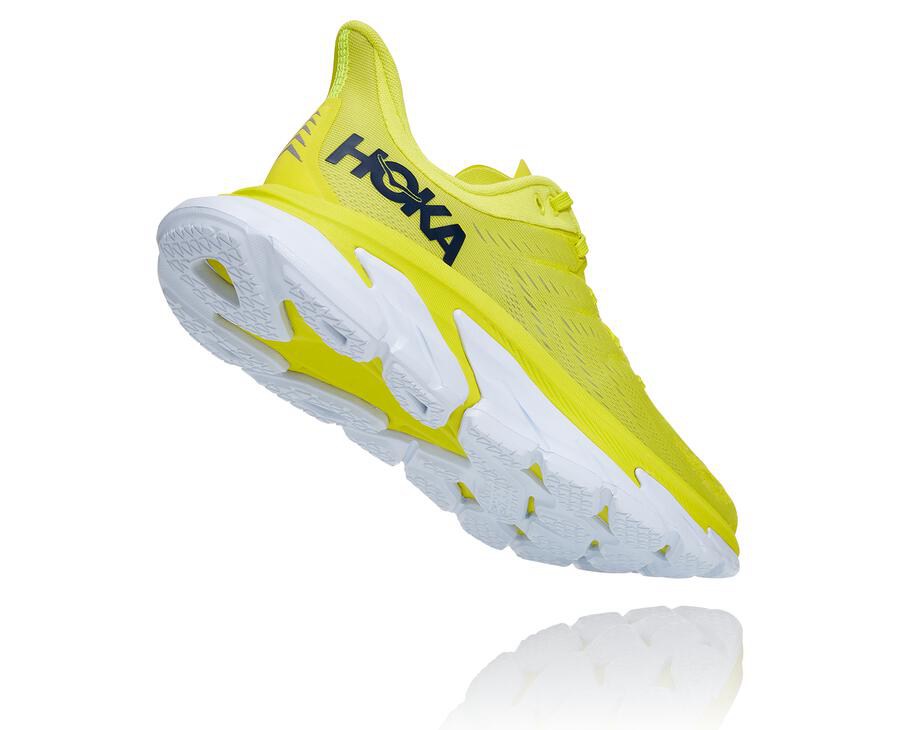 Running Shoes Mens - Hoka One One Clifton Edge - Fluorescence - GBOLUEJ-48